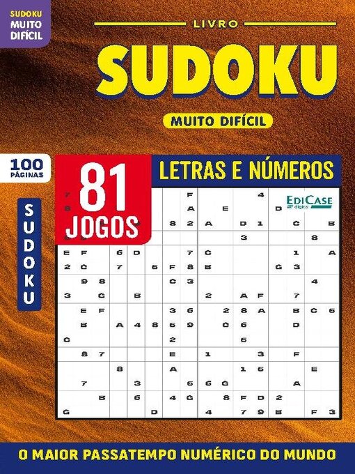 Title details for Sudoku Números e Desafios by EDICASE GESTAO DE NEGOCIOS EIRELI - Available